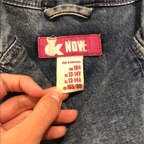 Girls Jean Moto Jacket as seen on Peyton List - Picture 5 of 5